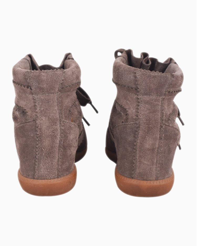 ISABEL MARANT スエードブーツ SUEDE CAMARGUAI 36 Bota Isabel Marant Original Brogue Camurça Cinza Feminina